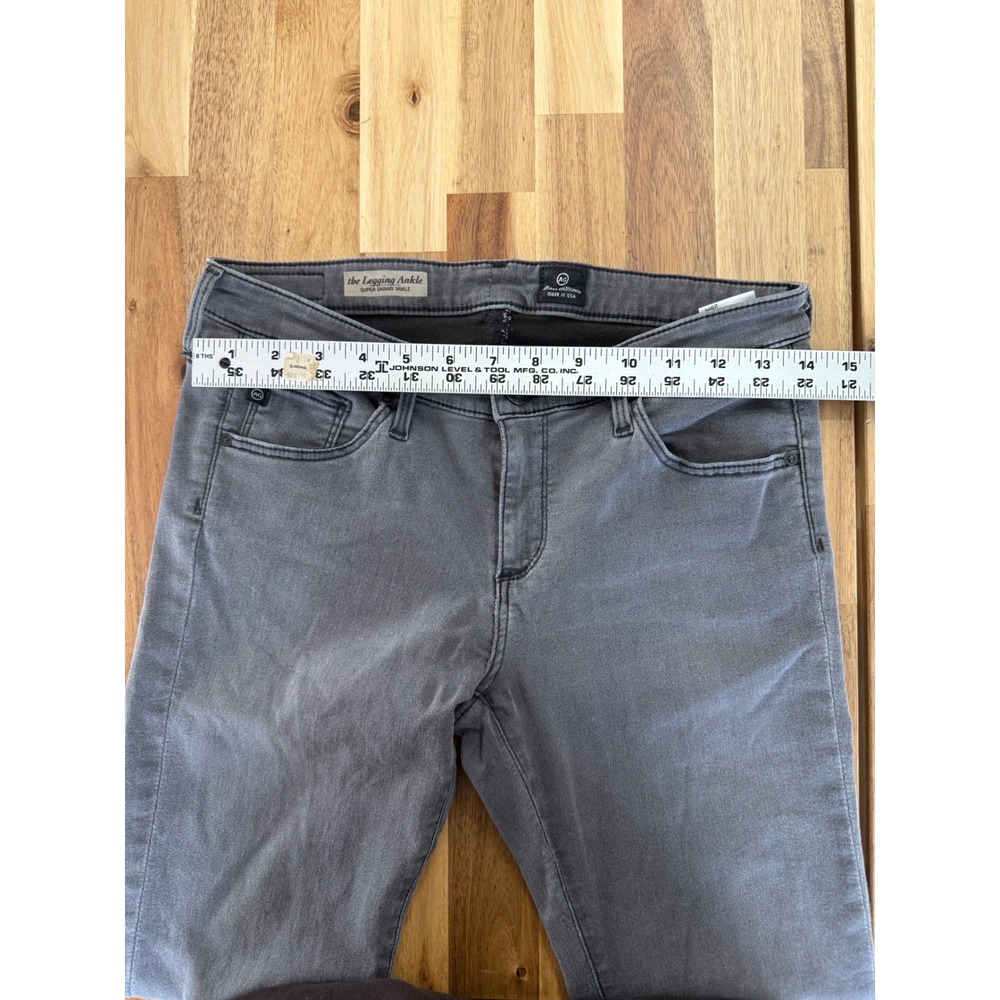 AG Adriano Goldschmied‎ the Legging Ankle Jeans gray 28r - Picture 4 of 6
